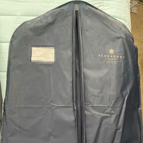 NWT ALEXANDRE LONDON 42S Pinstripe gray suit - Picture 10 of 12